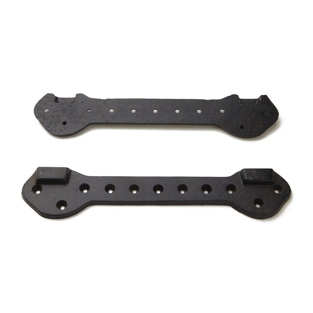 Signature Hardware White 42-1/8 x 20-7/8 in. 2 Hole Cast Iron Single Bowl Wall Mount Kitchen Sink 