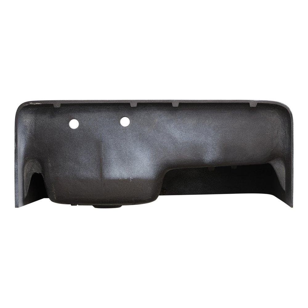 Signature Hardware White 42-1/8 x 20-7/8 in. 2 Hole Cast Iron Single Bowl Wall Mount Kitchen Sink 