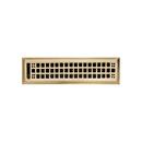 2-1/4 x 14 in. Residential Brass Ceiling & Sidewall Register in Polished Brass