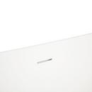 Signature Hardware Matte White 71-1/4 x 33-1/4 in. Air Bath Freestanding Bathtub with Center Drain 