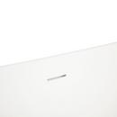 Signature Hardware White 71-1/4 x 33-1/4 in. Soaker Freestanding Bathtub with Center Drain and Pop-Up 
