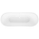 Signature Hardware Slate Blue 67-1/4 x 26-7/8 in. Freestanding Bathtub Offset Drain 