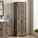 24 x 72-1/4 in. Linen Tower in Grey Wash