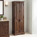 24 x 72-1/4 in. Linen Tower in Antique Coffee