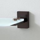 Signature Hardware Oil Rubbed Bronze 21-1/2 in. Glass Bathroom Shelf 