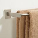 Signature Hardware Brushed Nickel 17 in. Towel Bar 