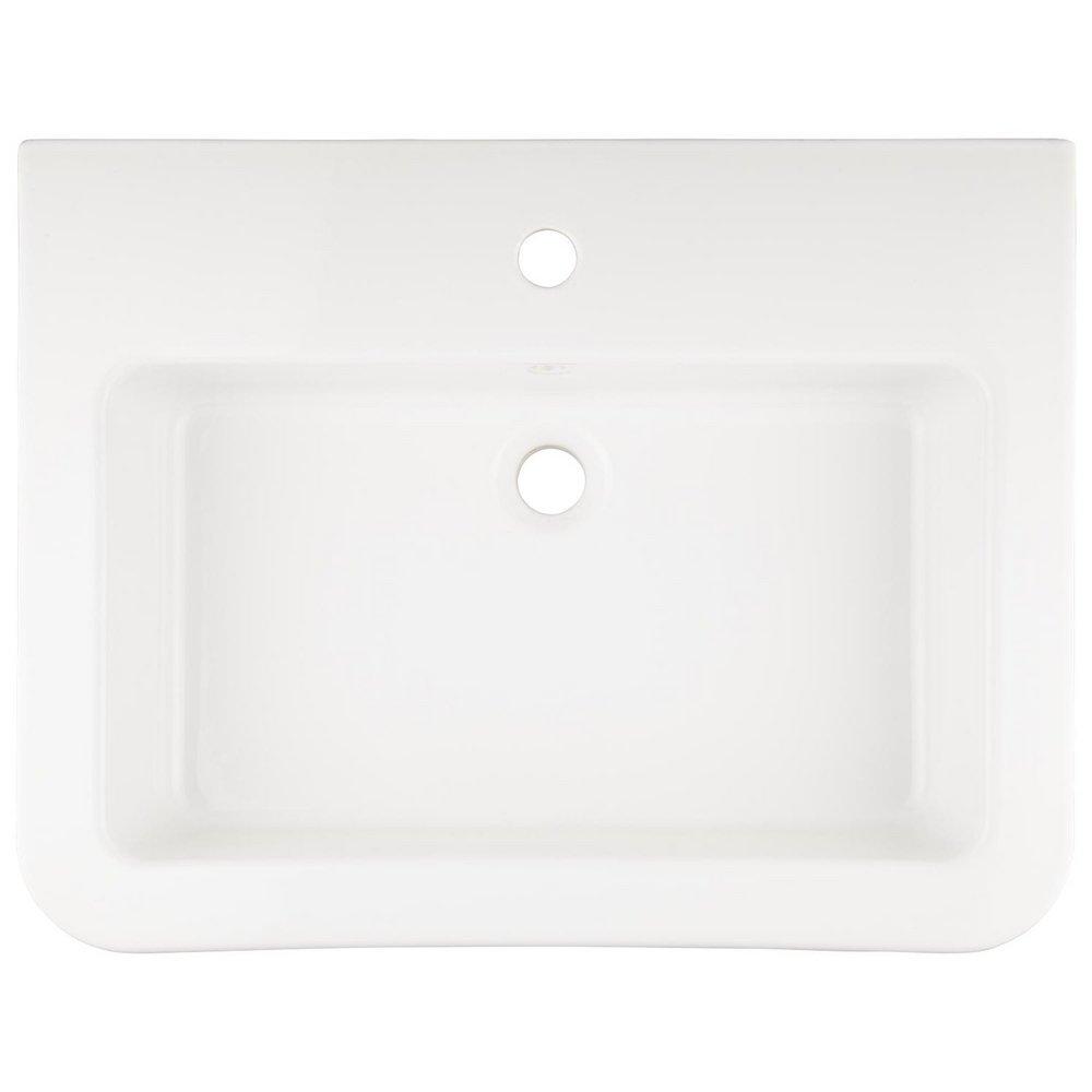 Signature Hardware White Wall Mount Basin 