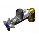 Single Wall Mount Big-Flo Faucet, Less Nozzle, 00LL Street Elbow 