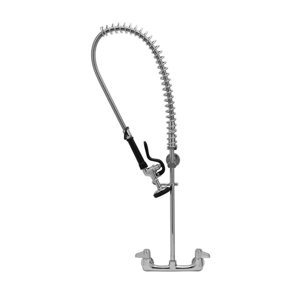 Pre-Rinse, 8" Wall Mount Base, Ceramas, Wall Bracket & Lever Handles, Inlet Elbow Kit 