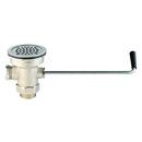 T&S Brass Brass Rotary Waste Valve with Twist Handle 