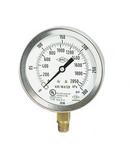 3-31/32 in. 300# NPT Stainless Steel and Brass Air or Water Gauge