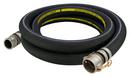 4 in. x 20 ft. Adapter x Coupler 125 psi EPDM Suction Hose in Black