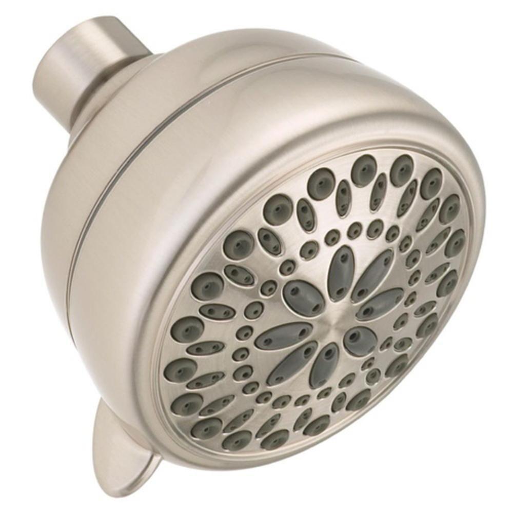 Delta Faucet SpotShield&reg; Brushed Nickel Multi Function Full Body, Full Spray with Massage, Massage, Pause, Soft Drench, Soft Full and Wide Full Showerhead 