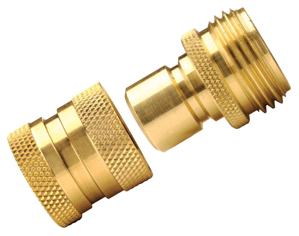 Dixon Valve & Coupling Brass Garden Hose Quick Coupling Kit 