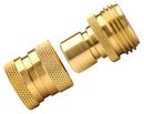 Dixon Valve & Coupling Brass Garden Hose Quick Coupling Kit 