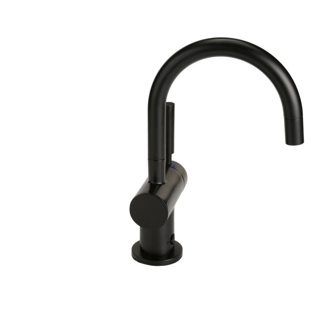 InSinkErator&reg; Matte Black 0.7 gpm 1 Hole Deck Mount Hot and Cold Water Dispenser with Single Lever Handle 