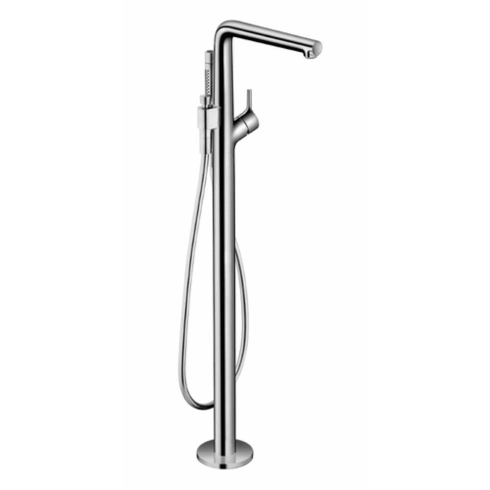 Hansgrohe Polished Chrome 1.75 gpm Freestanding Tub Filler Trim with Single-Handle and Handshower 