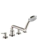 TALIS S 4-HOLE ROMAN TUB SET TRIM WITH 1.8 GPM HANDSHOWER 