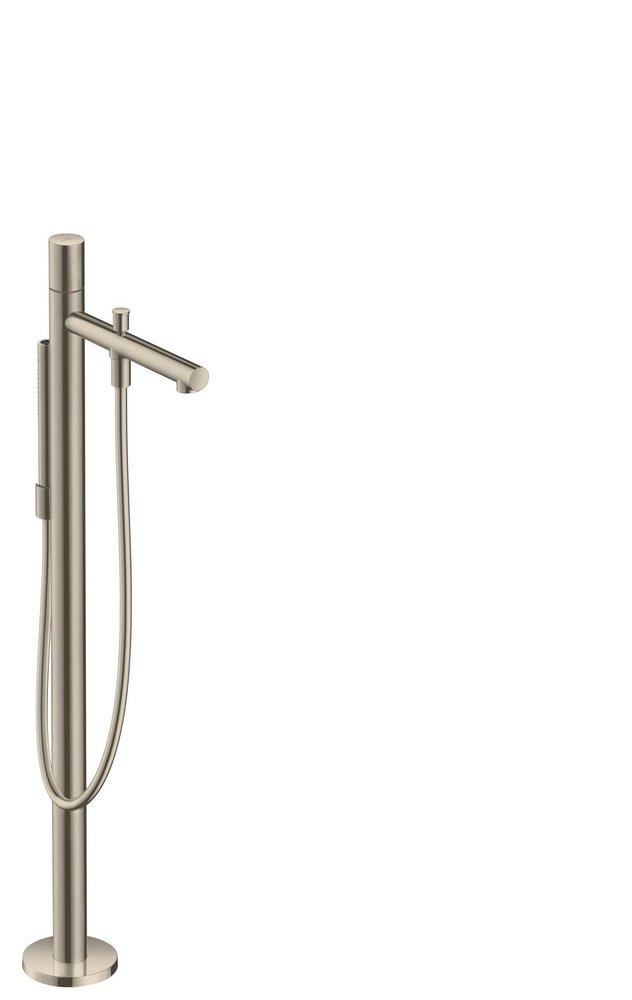 AXOR UNO FREESTANDING TUB FILLER TRIM WITH ZERO HANDLE WITH 1.8 GPM HANDSHOWER 