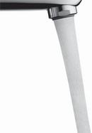 Single Handle Monoblock Bathroom Sink Faucet in Chrome 