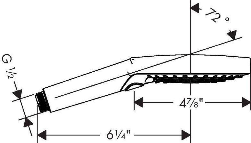 Hansgrohe Brushed Nickel Hand Shower 