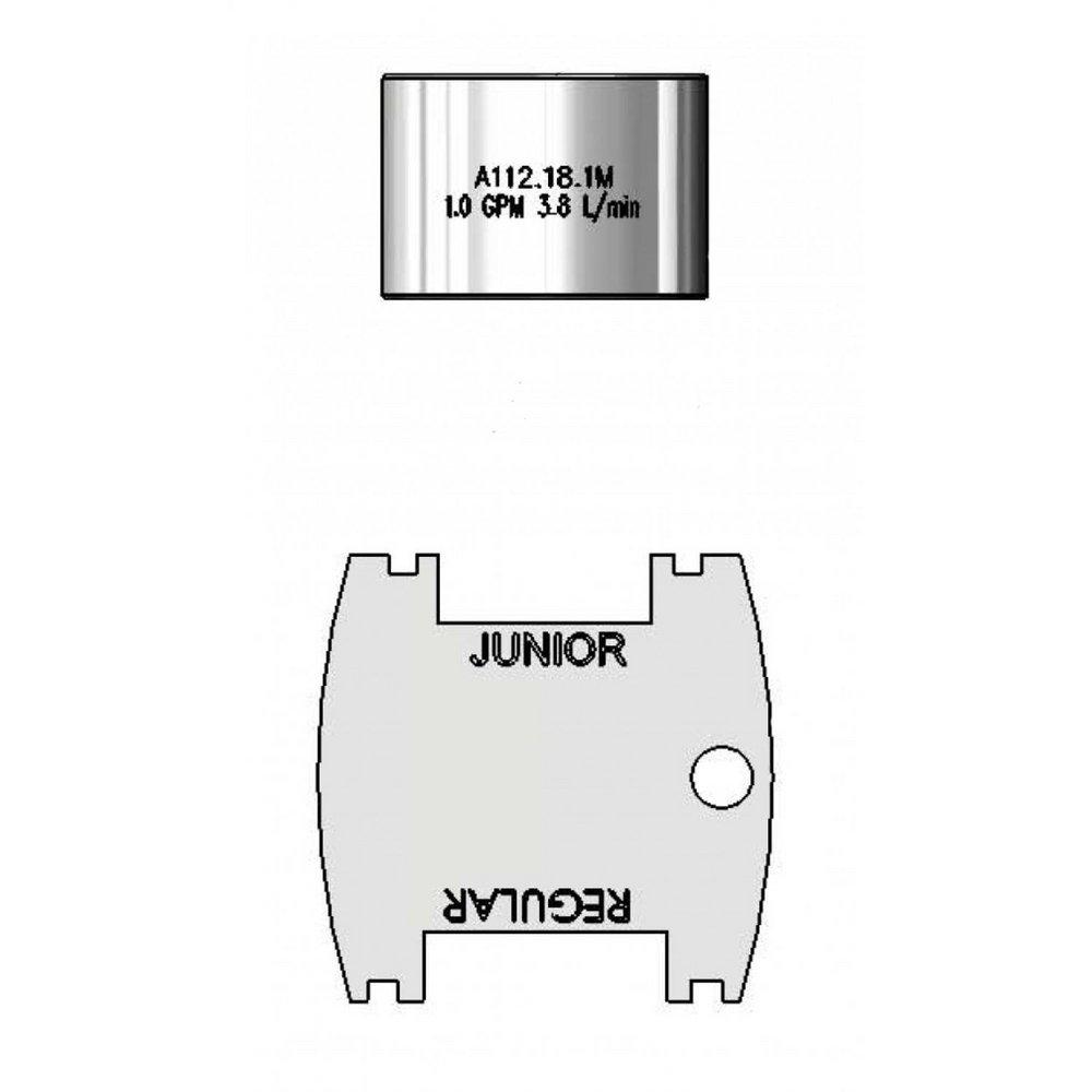 1.0 gpm VR Aerator, 55/64-27UN Female Threads 