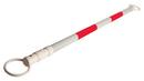 Cone Bar Extends 72-1/2 - 127 in. in Red and White