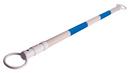 Cone Bar Extends 53-1/2 - 87-1/2 in. in Blue and White