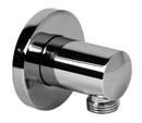 Round Wall Supply Elbow in Polished Chrome