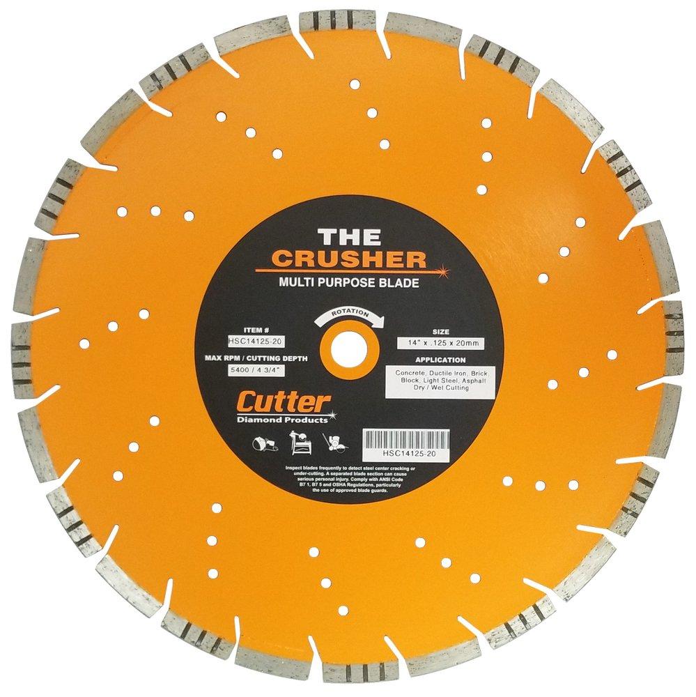 Cutter Diamond Products Asphalt, Block, Brick, Concrete, Ductile Iron and Steel Circular Saw 