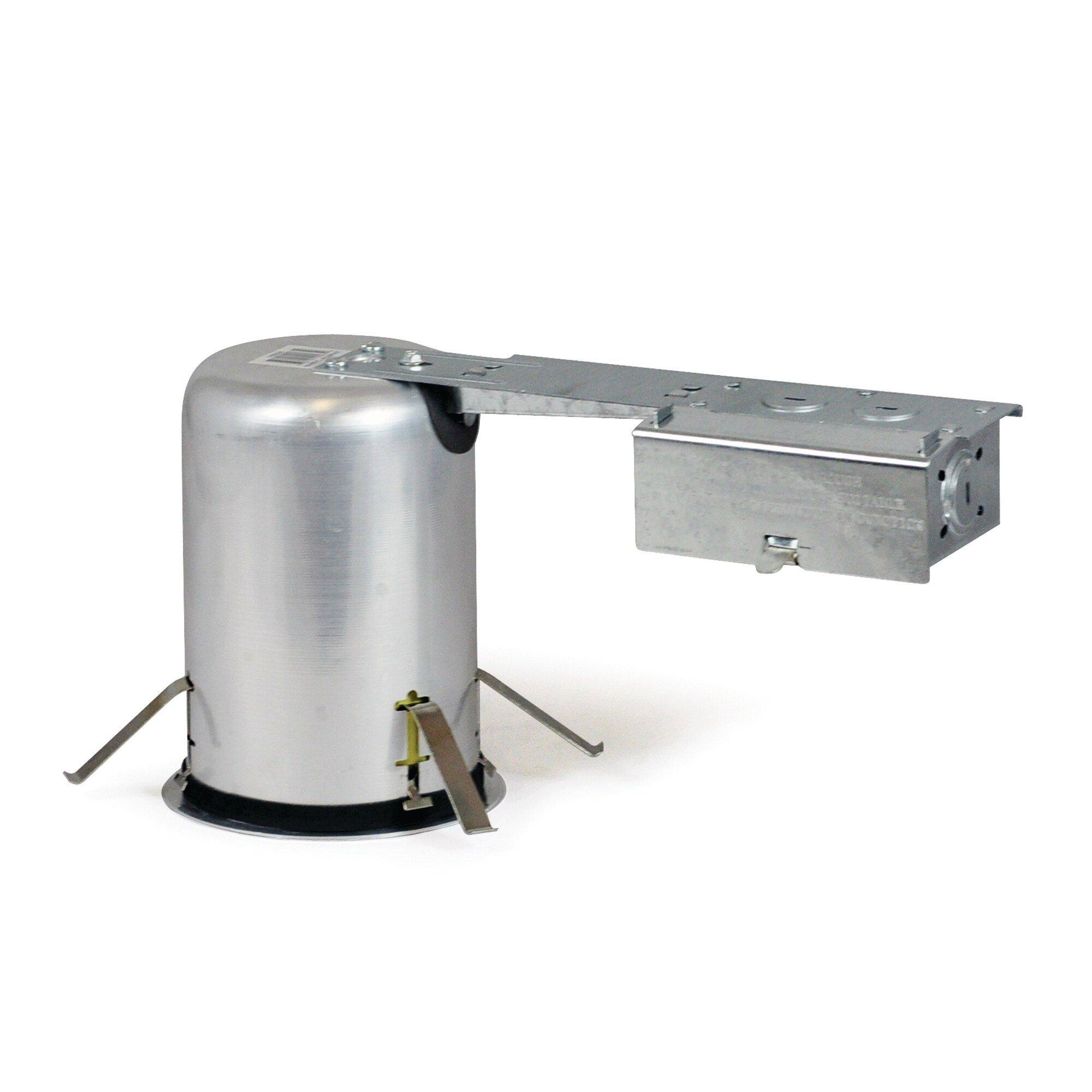 Nora Lighting White 6-1/4 x 4-5/8 in. 50W Recessed Housing & Trim 