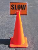 AccuformNMC Orange 10 x 14 in. Cone Authorized Personnel Only Sign 
