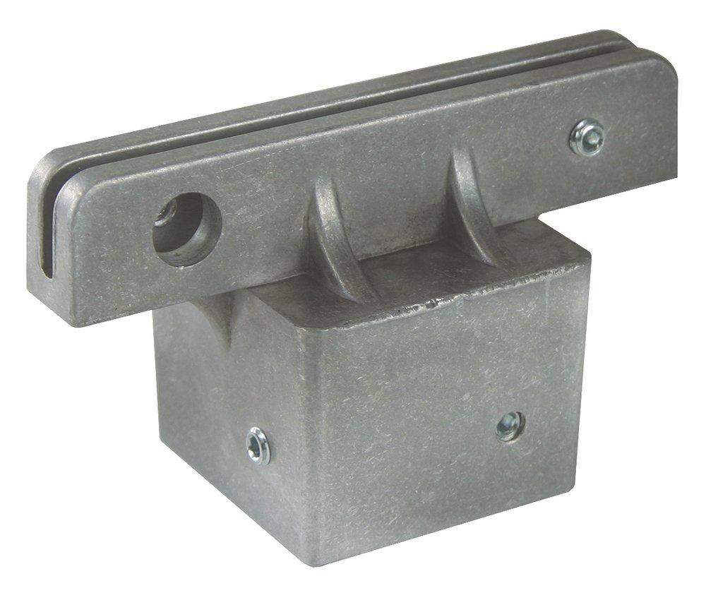 Accuform Signs Cast Aluminum Square Post Mount Bracket 