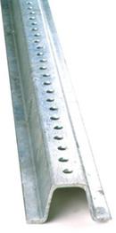 Accuform Silver Galvanized Steel U-channel Sign Post 