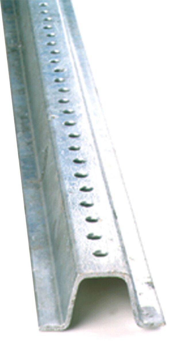 AccuformNMC Silver Galvanized Steel U-channel Sign Post 