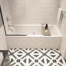 JACUZZI® White 66 x 32 in. Soaker Alcove Bathtub Left Drain 