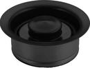 KOHLER Matte Black 1-5/8 x 4-7/16 in. Metal Disposal Flange and Stopper 
