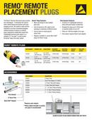 Cherne Black/Yellow Remote Placement Plug 