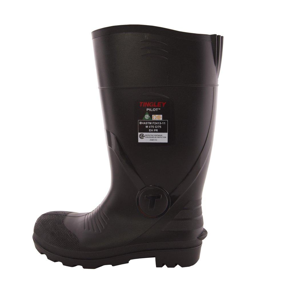 Tingley Black Safety Toe Puncture Resistant Knee Boot Black 
