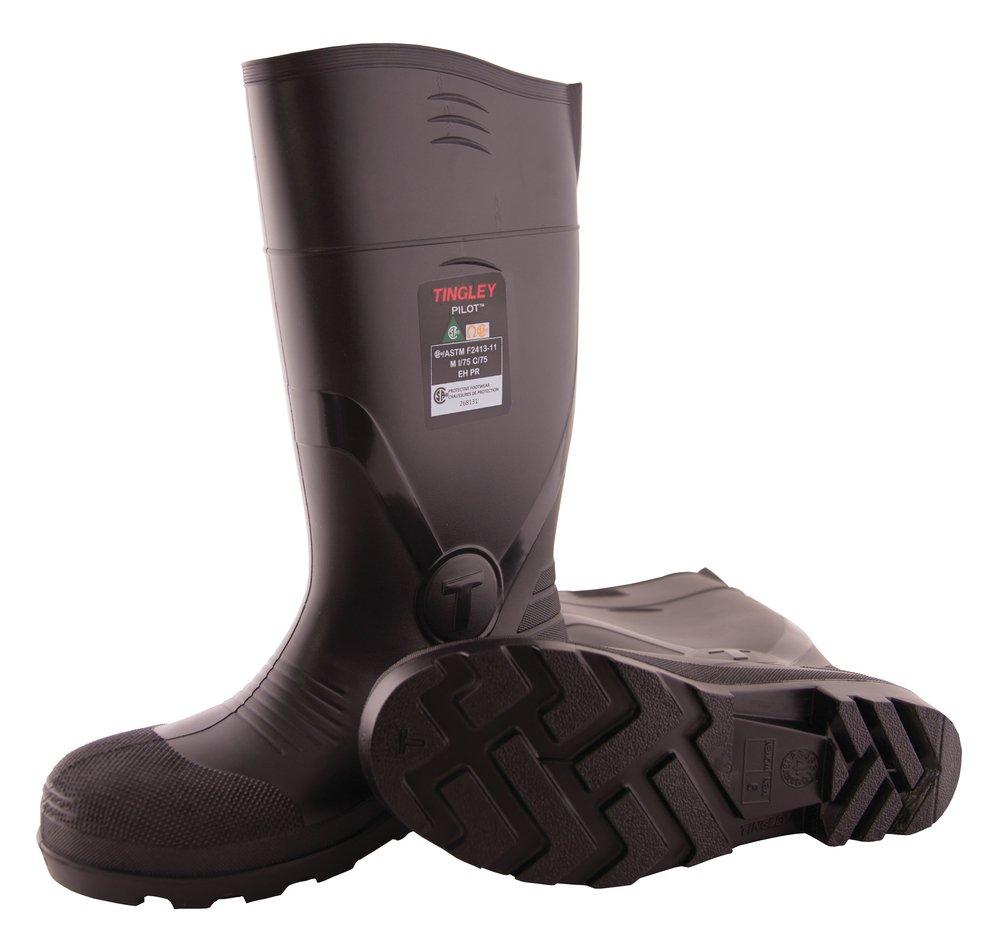 Tingley Black Safety Toe Puncture Resistant Knee Boot Black 