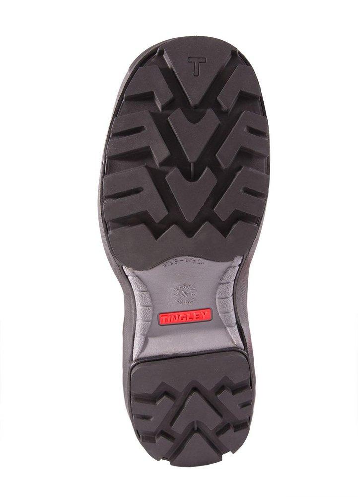 Tingley Black Safety Toe Boot with Cleated Outsole Black 