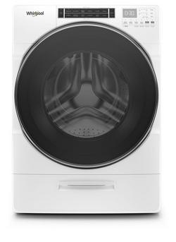 33-1/4 in. 5.0 cu. ft. Electric Front Load Washer in White