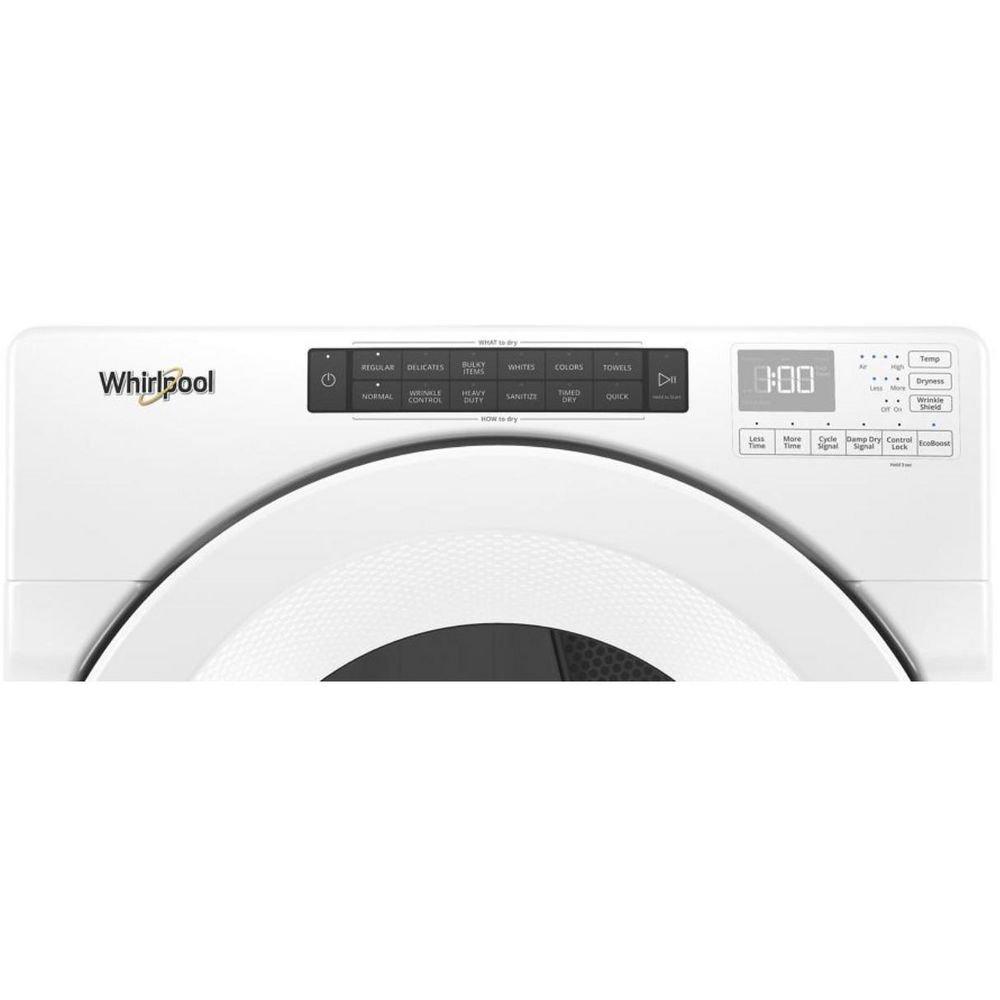 Whirlpool White 27 in. 7.4 cu. ft. Electric Dryer 
