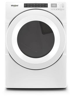 Energy Star 27"W 7.4 cu. ft. Large Capacity Long Vent Electric Dryer with Intuitive Controls in White