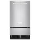 KitchenAid PrintShield Stainless Steel 34-3/8 in. 35 lb Ice Maker 