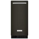 KitchenAid PrintShield&trade; Black Stainless Steel 34-1/16 in. 25 lb Ice Maker 