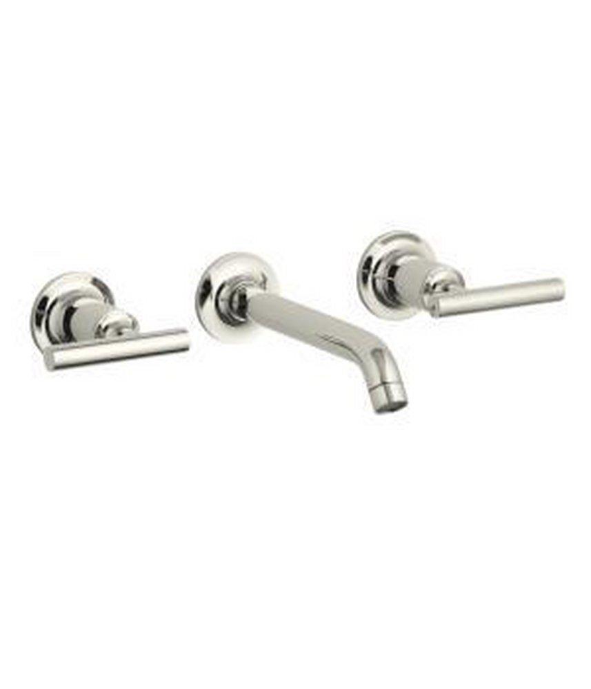 KOHLER Matte Black Two Handle Widespread Bathroom Sink Faucet 