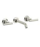 KOHLER Matte Black Two Handle Widespread Bathroom Sink Faucet 