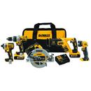 DEWALT Yellow Cordless Circular Saw 5 Tool Kit 