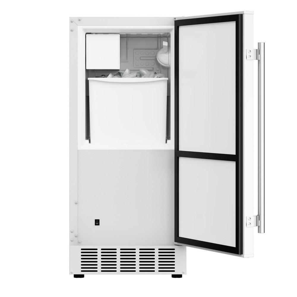 Edgestar White 33-5/16 in. 20 lb Ice Maker 